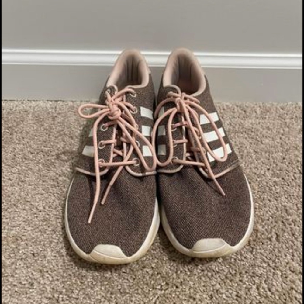 Pink Adidas Tennis Shoes